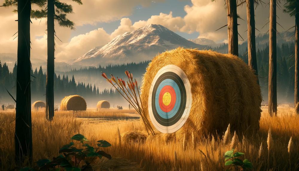 How To Use Hay Bales As Archery Targets-2